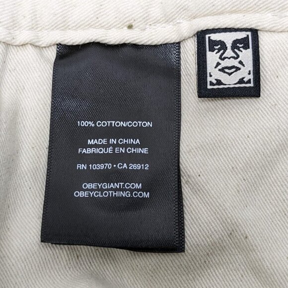 OBEY Shorts Men's Size 30 Green Camo Camouflage Lagger Pockets - NEW - Picture 6 of 9